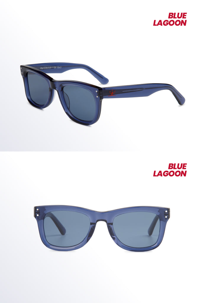Blue lagoon gafas- frontal  y lateral The Circus Clothing
