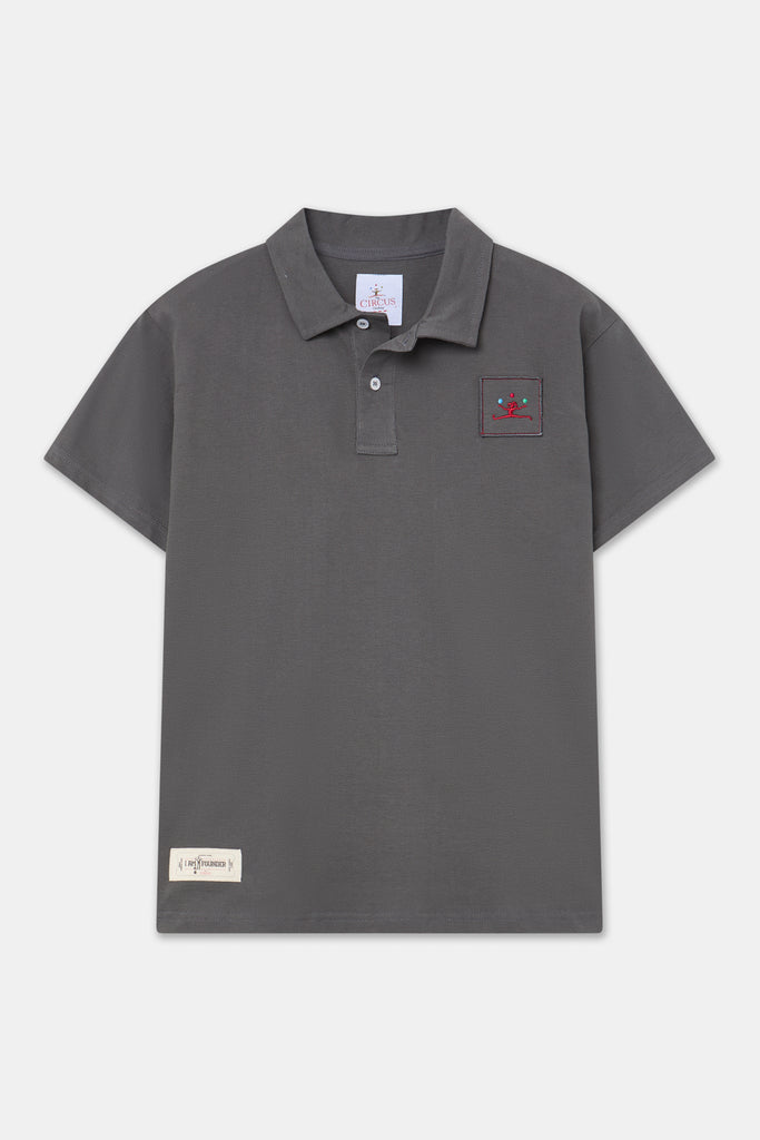 Marengo polo - frontal The Circus Clothing
