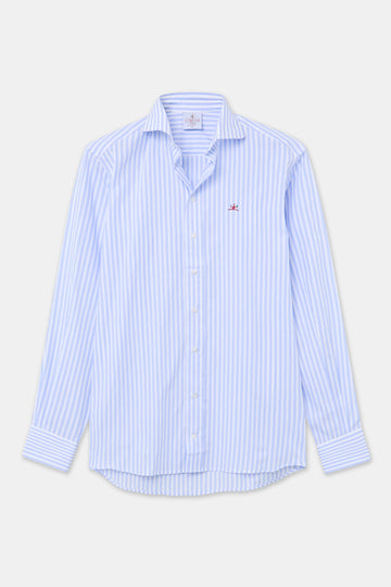 Rayas azul camisa - frontal The Circus Clothing