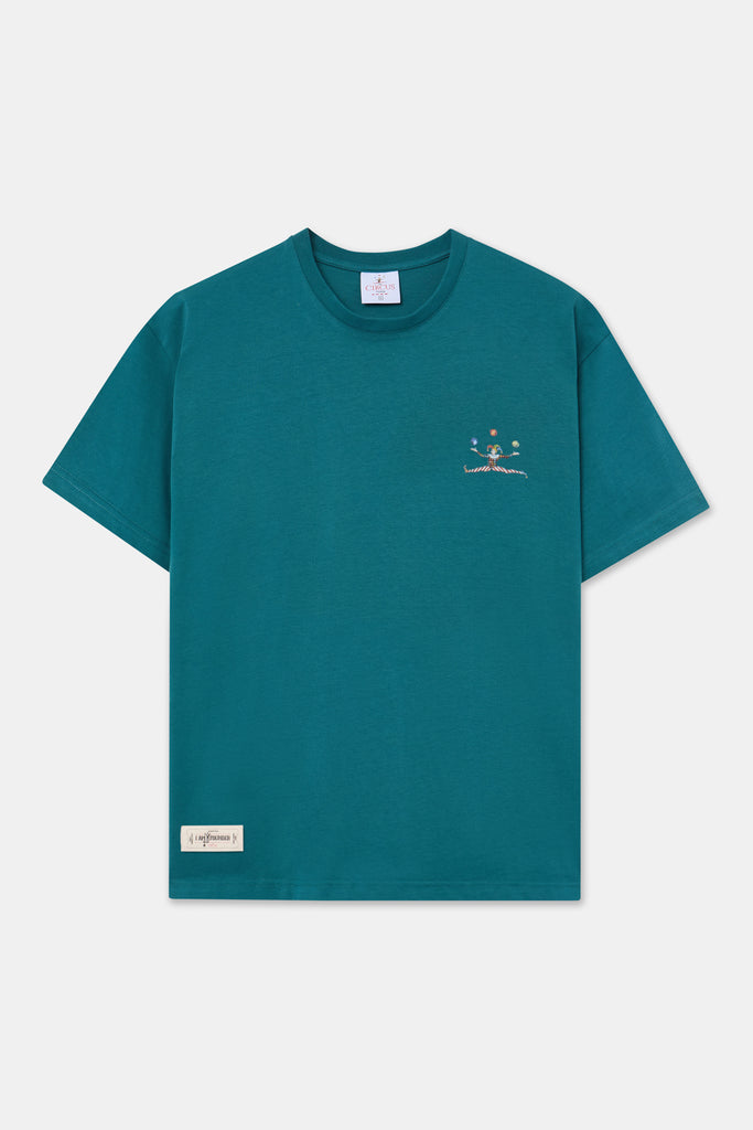 Camiseta Show pagoda de algodón orgánico unisex - frontal sin modelo The Circus Clothing