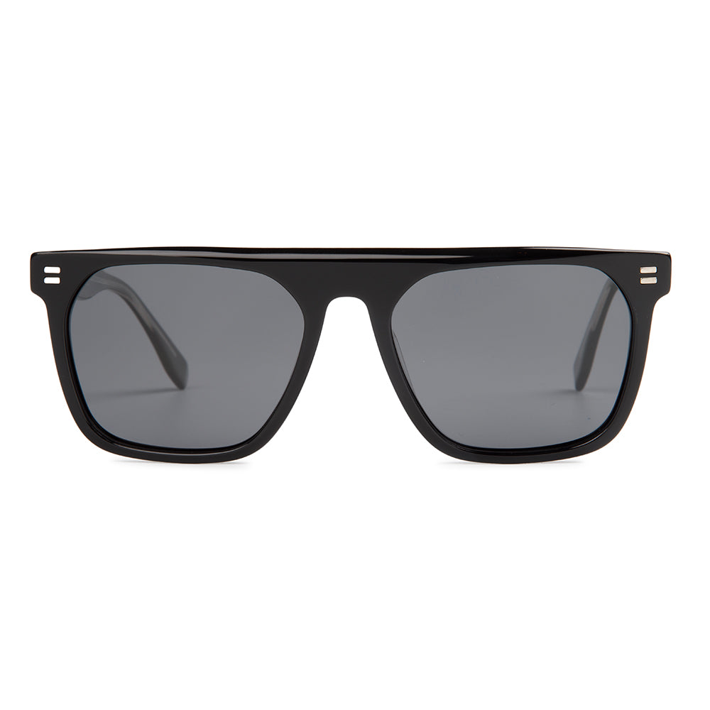 byron bay black gafas - frontal The Circus Clothing