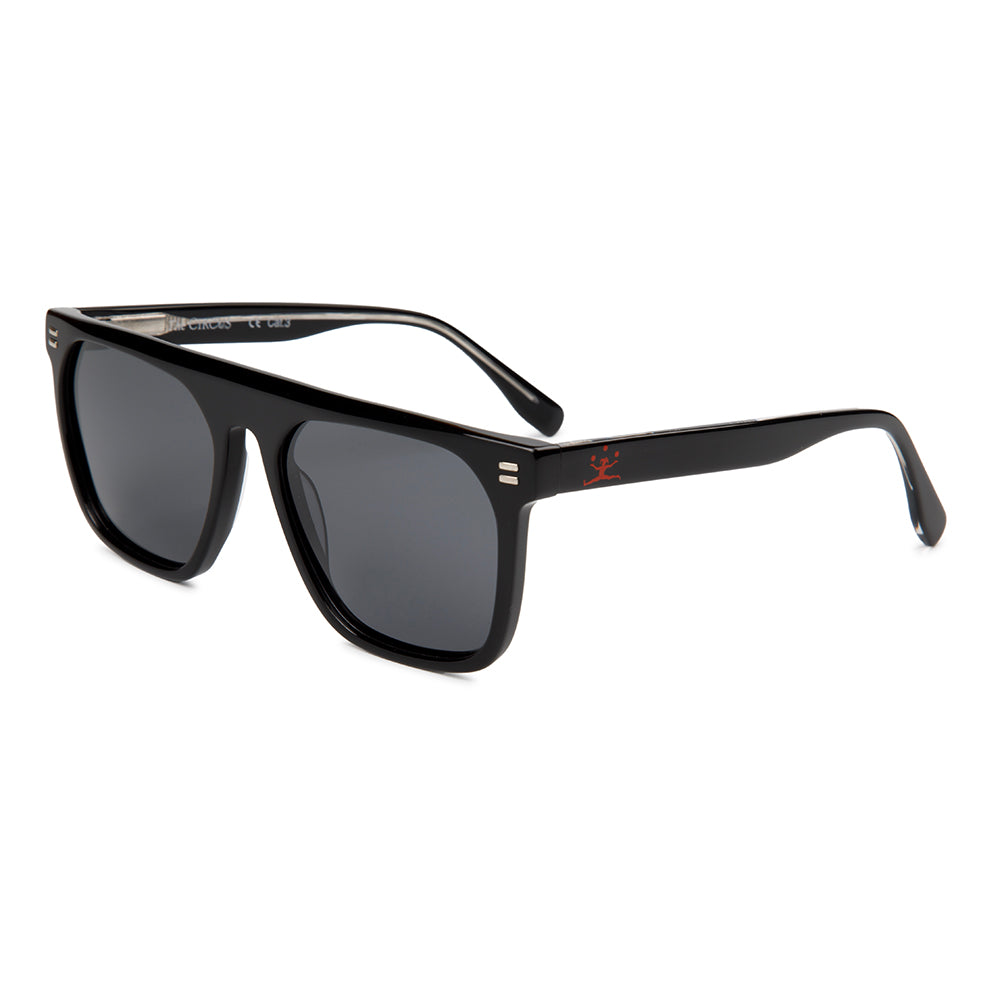 byron bay black gafas - lateral The Circus Clothing