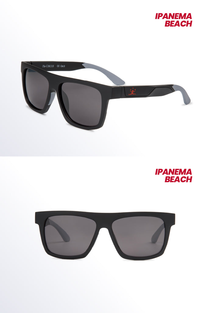 ipanema beach black gafas - frontal y lateral The Circus Clothing
