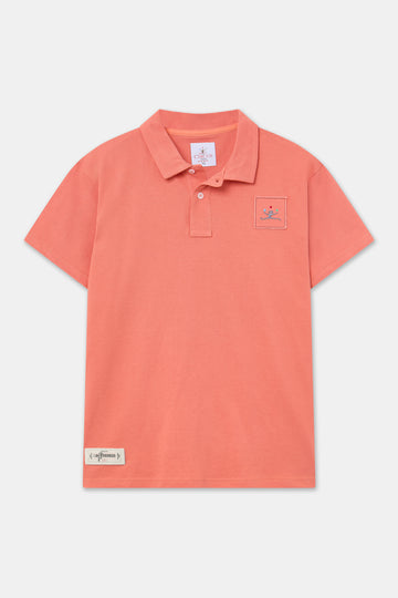 naranja twany polo - frontal  The Circus Clothing
